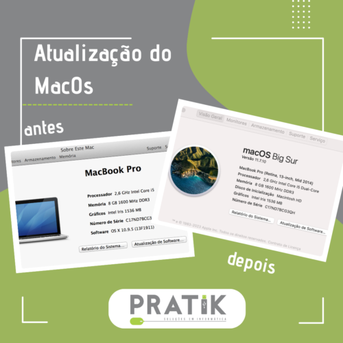 MacBook Pro (13-inch, Mid 2014 – A1502) – sistema desatualizado